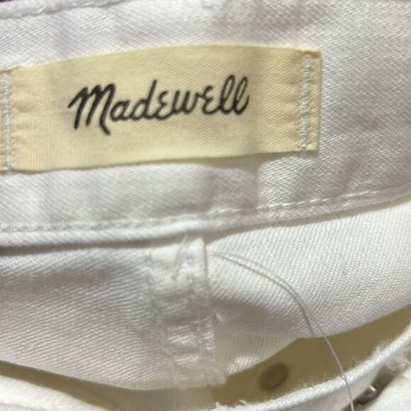 Madewell nq164 Low-Slung Straight Jeans ivory NWT size 26 - Picture 11 of 14